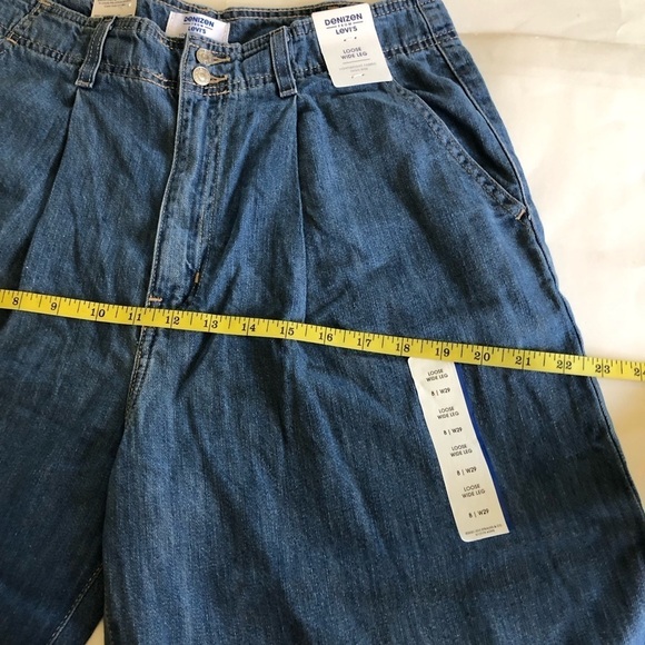 Denizen from Levi’s Denim High Rise Loose Wide Leg Jeans Size 8/W29 - Picture 12 of 16
